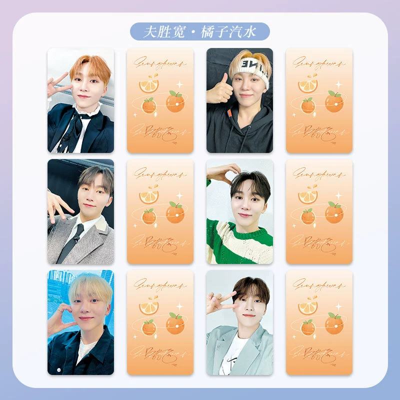 K-pop mini photo card set (Seventeen style) — 6-photo designs, 30-style collectible cards