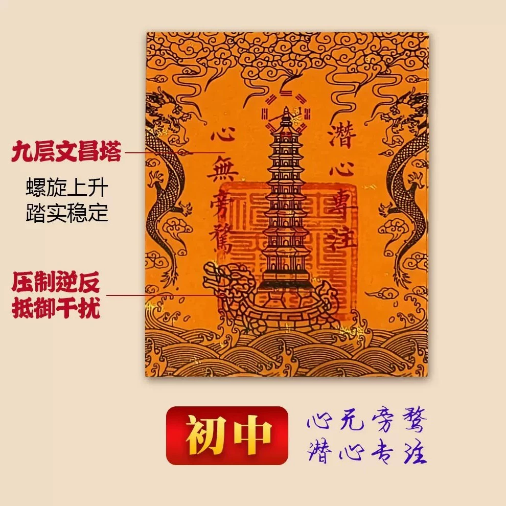 Оригинальная наклейка Wenchang Talong Turtle Wenqu Kuixing Wenchang, наклейка-талисман, мобильный письменный стол, тринадцатый этаж, учебная комната