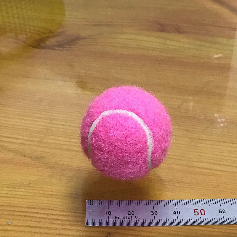 4CM 핑크 작은 테니스 공