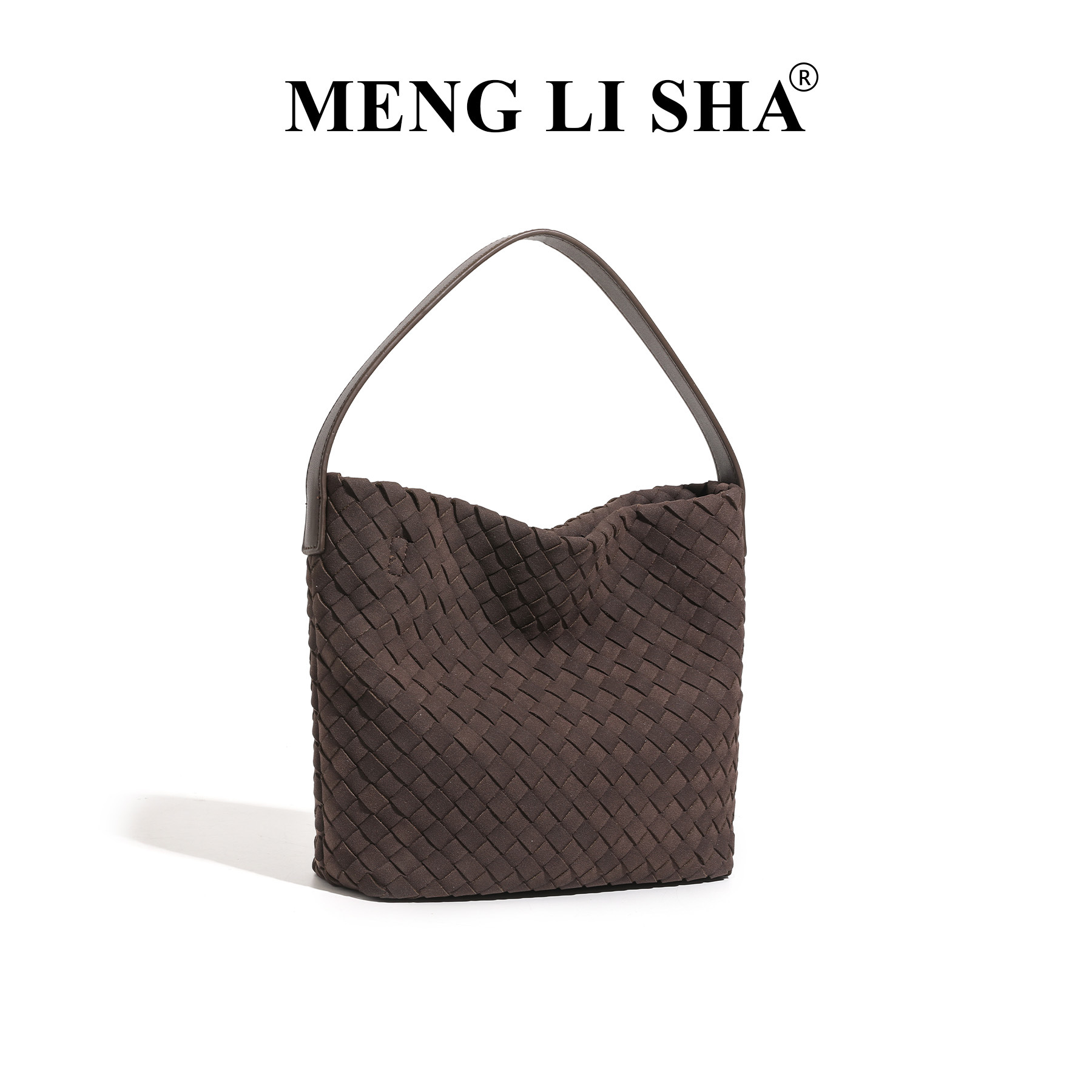 Women's 2026 New Luxury Woven Bucket Bag - Versatile Commuter European & American Fashion Shoulder Crossbody Tote Bag - Thumbnail 3