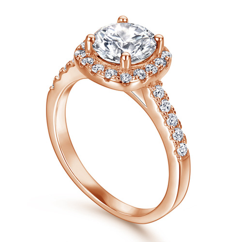 Elegant S925 Sterling Silver Wedding Ring Set for Women, Trendy Zircon Combination Rings—Perfect for International Trade Jewelry Designs