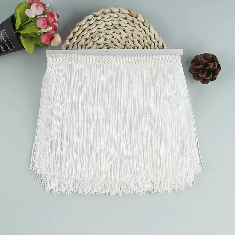 【加工定制】垂直飘柔的各种规格 材质 颜色的排须流苏花边宽花边