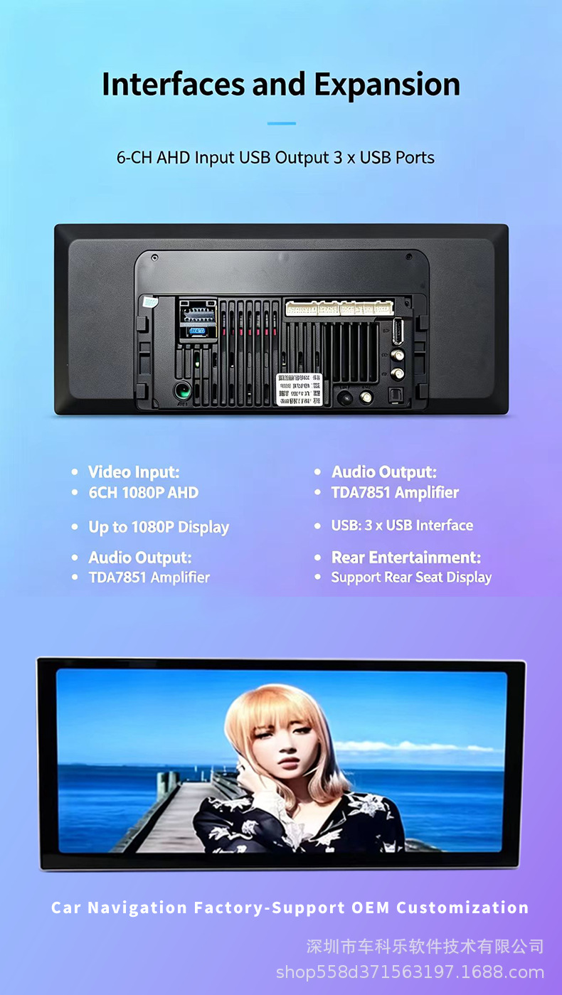 BBA 12.3inch Octa-core 4G full-network Qualcomm 6115 all-in-one device for remote monitoring and Android large-screen navigation