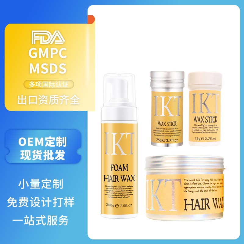 Barra de Cera para el Pelo IKTWAXSTICK, Controla Mechas y Patillas, Mate