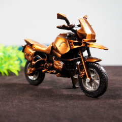 2024研製合金仿真DIY越野摩托車模型擺件裝飾品摩托車HJ1三色