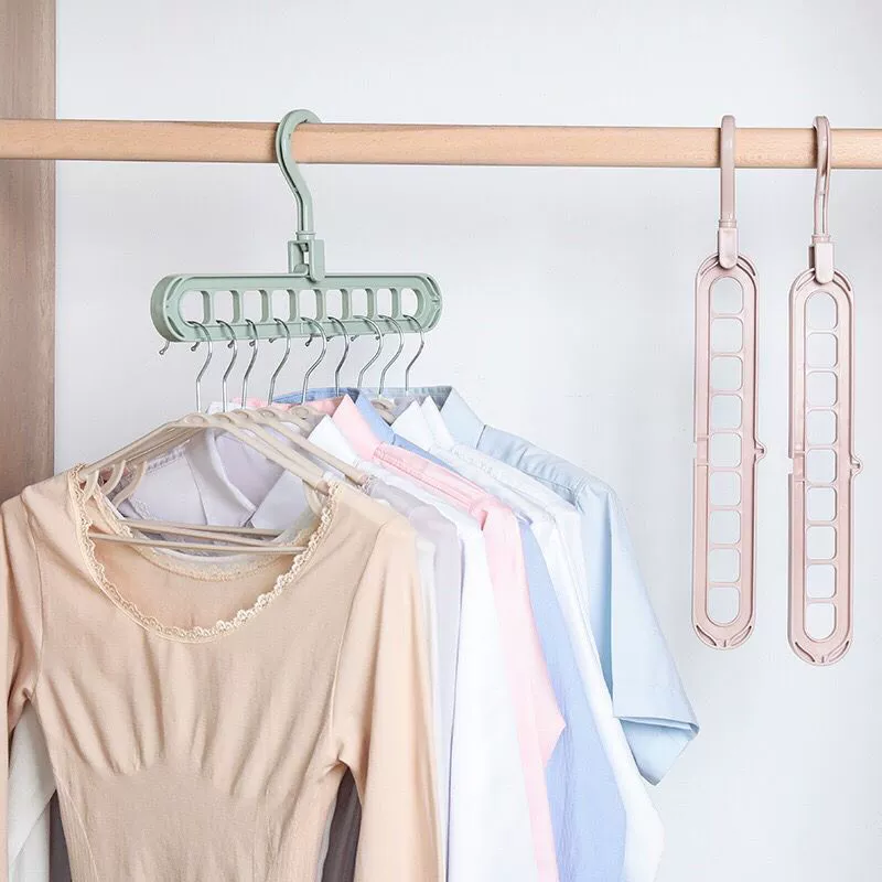 Universal foldable hanger, storage system