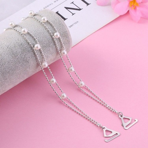 Invisible shoulder straps with rhinestone bra straps non-slip rhinestone underwear summer bra straps with one-line collar can be exposed cross-border