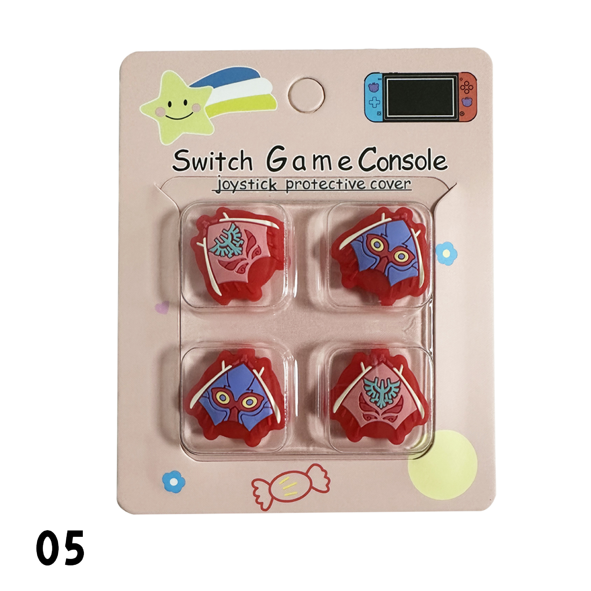 Tapa basculante de silicona de Nintendo Switch de dibujos animados NS Lite tapa basculante tapa protectora mango tapa protectora basculante