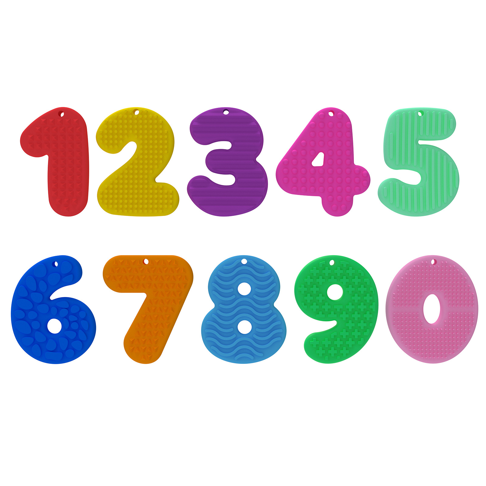 Juguetes Fidget transfronterizos sensoriales para niños descomprimir piedra de textura suave de punta de dedo pellizco pellizco llavero de dibujos animados