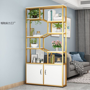 Iron Screen Office Partition Cabinet Living Room Storage Cabinet Display Cabinet Entrance Cabinet