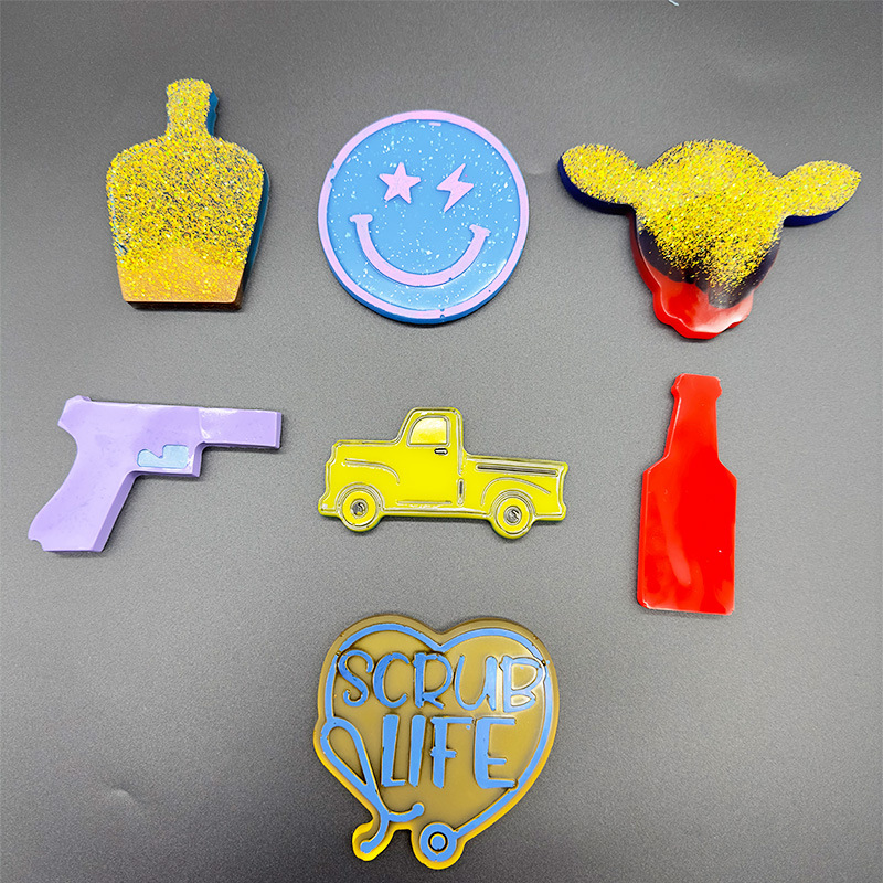 diy Vase Smiley Car Aromatherapy Drop Glue Mold Niutou Wine Bottle Car Aromatherapy Silicone Mold