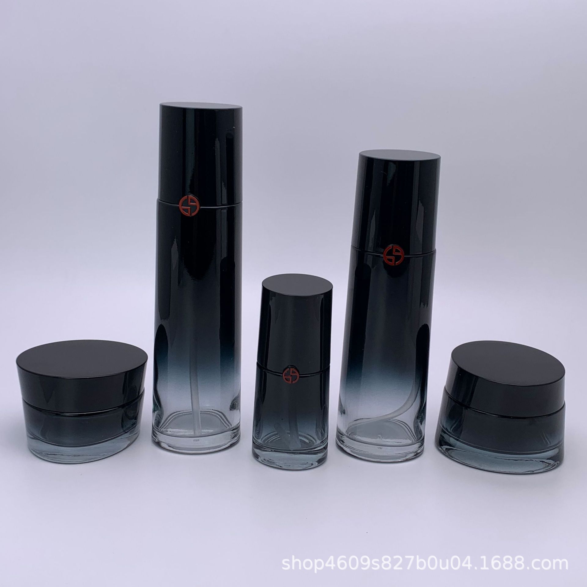 En stock 100mL botella de loción 30ml botella de base líquida cuentagotas de aceite esencial botella de vidrio botella de crema botella ovalada