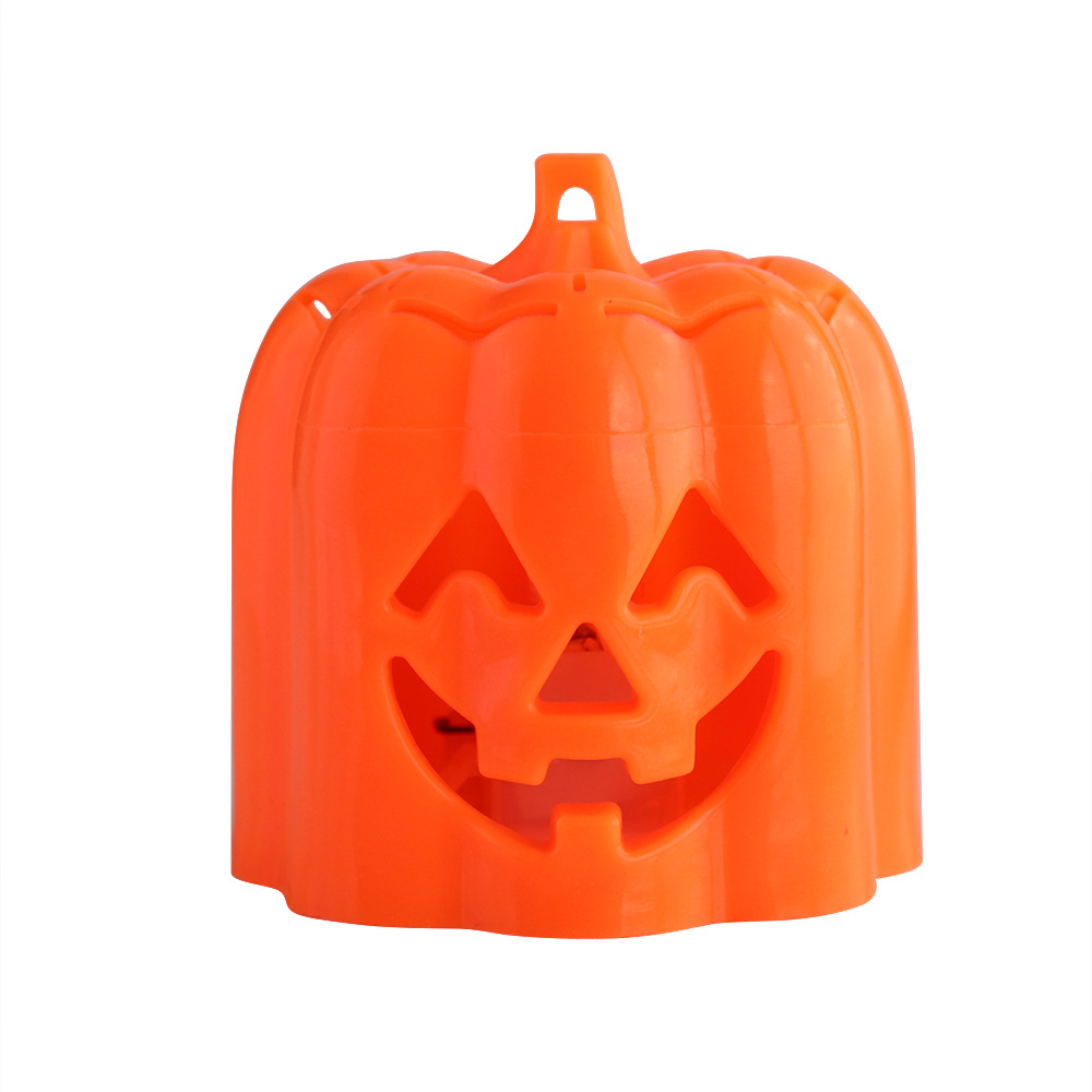Nuevo Halloween calabaza lámpara fantasma día de decoración props demonio expresión pequeña lámpara de noche LED vela lámpara de mesa al por mayor