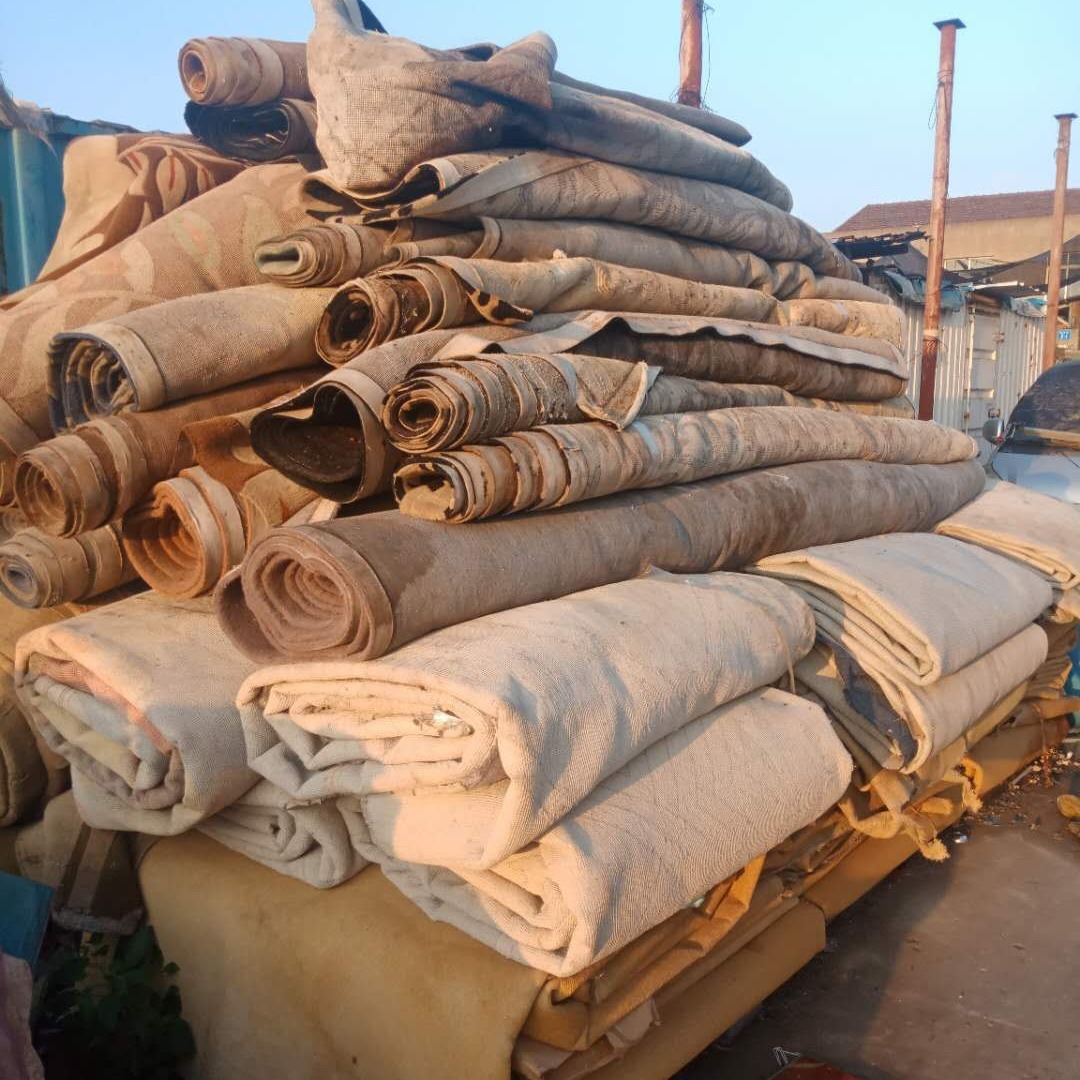 山东济宁便宜处理二手旧地毯装修地面保护地毯养殖种植搭建保温毯