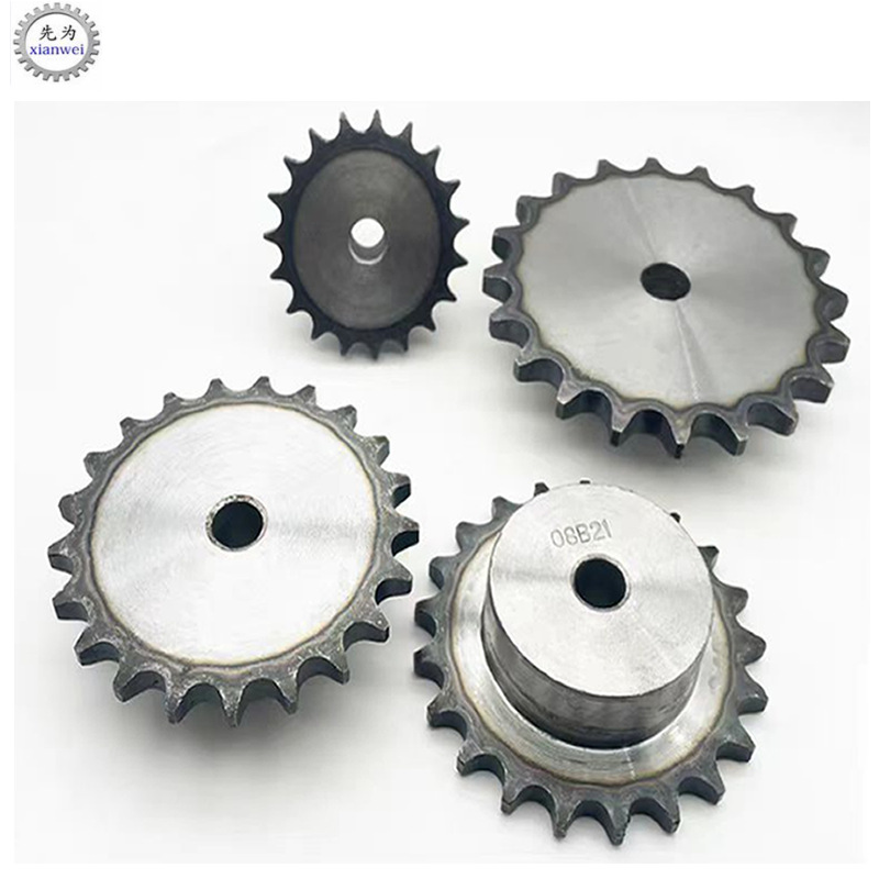 正宗45钢链轮/1.2寸链轮台轮配20A链条/齿数10-25齿淬火单排链轮