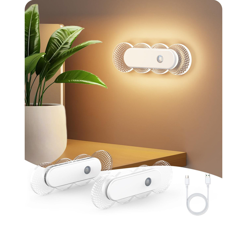 Foreign Trade Motion Sensor Night Light Indoor Stair Light Wireless Magnetic Led Sensor Light Bathroom Bedroom Lighting