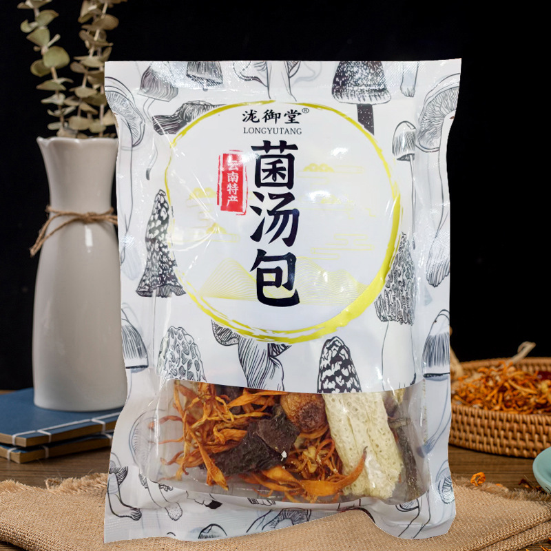七彩菌汤包批发同款代发云南菌菇包竹荪干货菌菇汤包