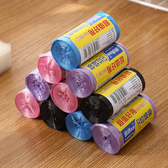 Small desktop garbage bag thickened color home office mini disposable garbage bag trash can plastic bag