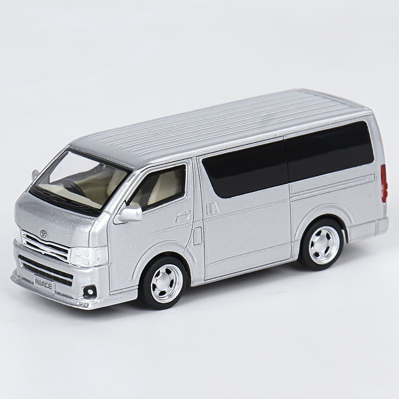 MASIDI 1:64 2010 도요타 바다 사자 밴 버스 합금 자동차 모델 시뮬레이션 컬렉션 자동차 모델