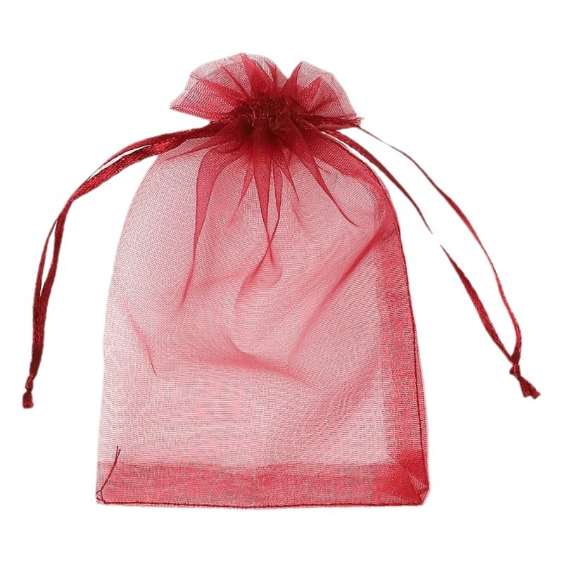 Иу спот оптовая свадебная конфета европейская марля сумка ювелирные изделия подарочная упаковка карманы для защиты от насекомых веревка сетчатая марля сумка