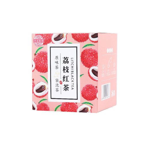 Summer Flower Fruit Tea, Lychee Black Tea 10 Bags Fruit Tea Triangle Pack Independent Packaging, DouKu Community Distribution