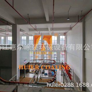 涂装流水线大型水平弯轨悬挂输送系统