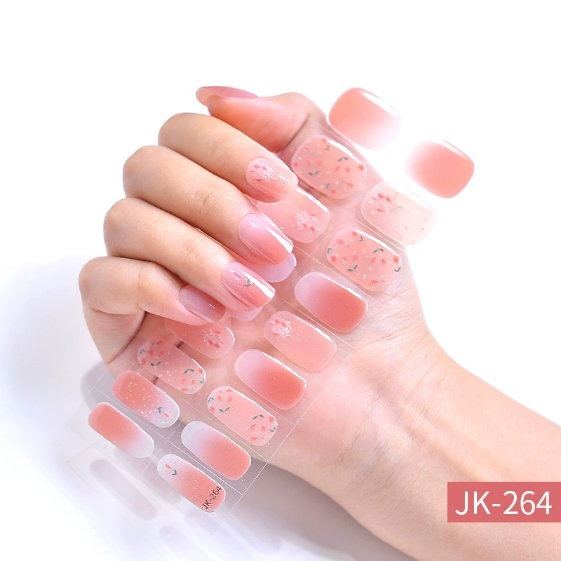 Набор для ногтей XT Gel с наклейками, искусственные ногти и лак для ногтей