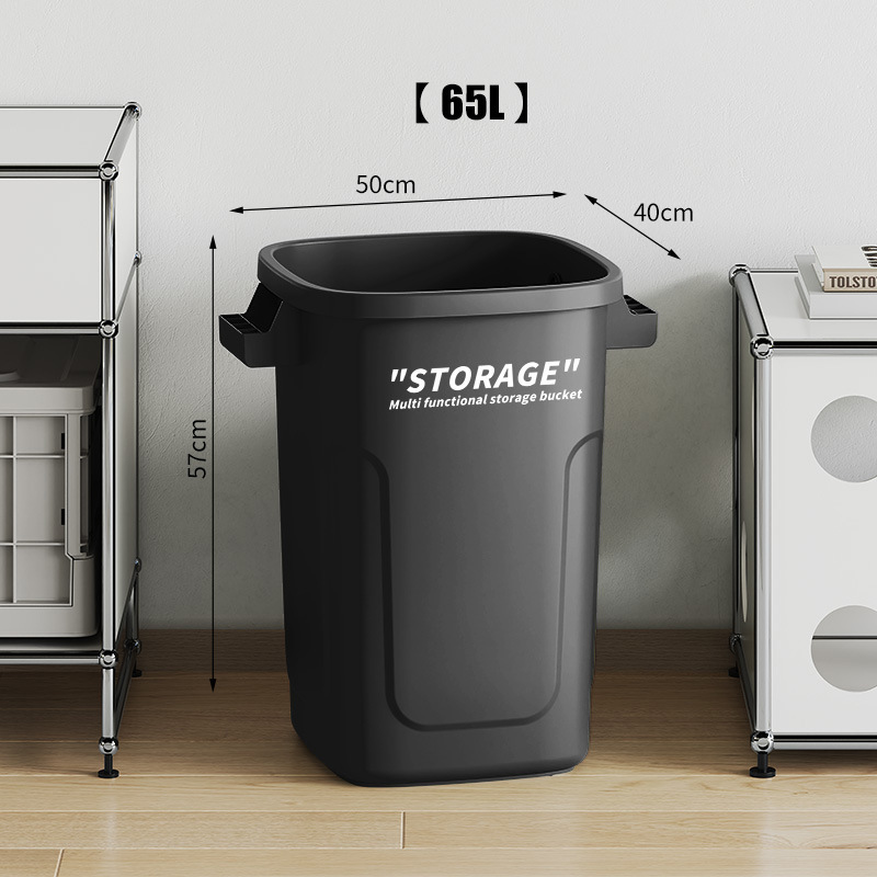 キッチンゴミ箱家庭用新しい大型蓋付き高さ紙バスケット家庭用屋外インダストリアルスタイル大容量ゴミ箱|undefined