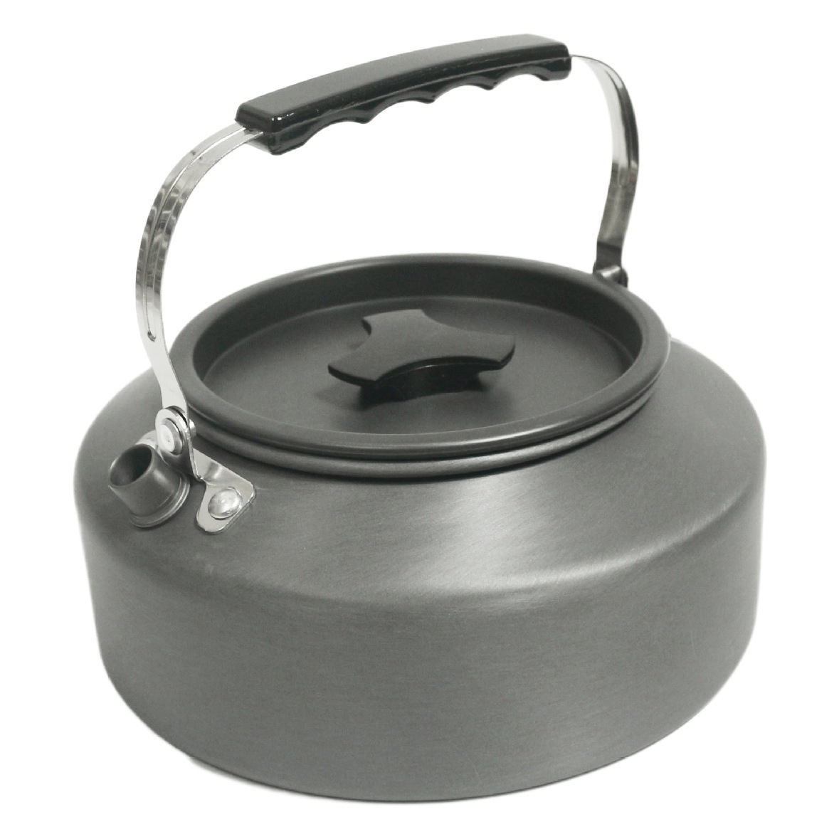 Cruzar la frontera al aire libre portátil tetera cafetera Camping Pesca auto-conducción barbacoa de agua hirviendo 1.6L litros hervidor de agua