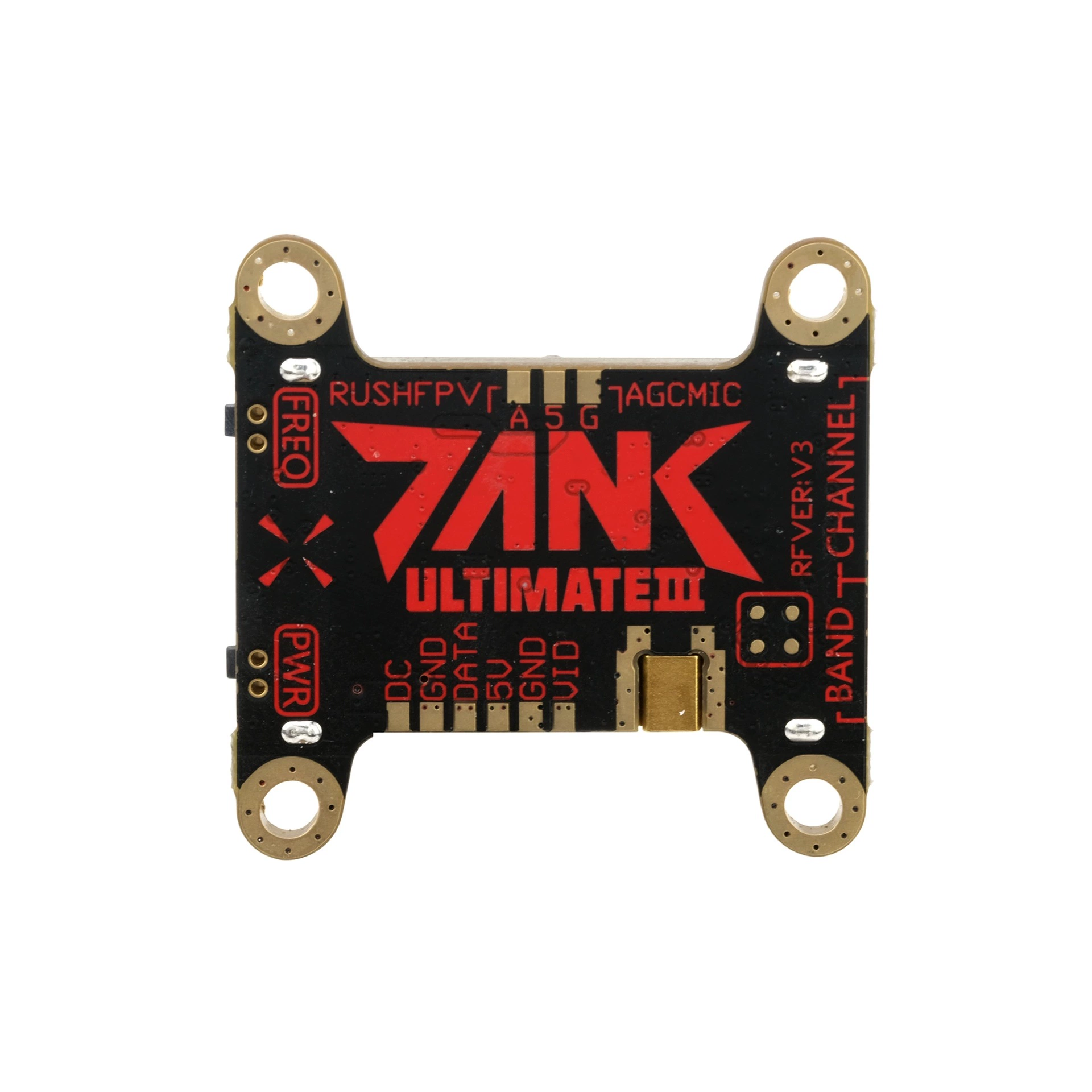 RUSHFPV TANK3 PIT/25/200/500/1000mw competitive race shuttle FPV image transmission aerial photography