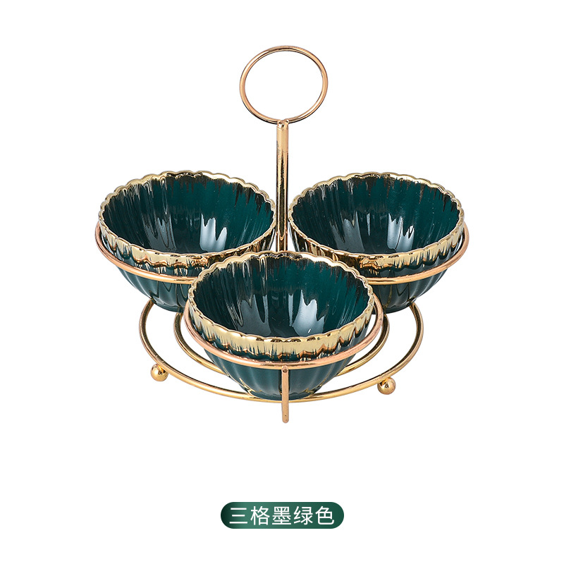 Tres-rejilla verde oscuro