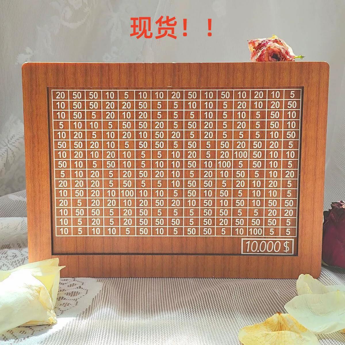 Трансграничный спот Money Box with Counter Домашний настольный счетчик копилка деревянный процесс