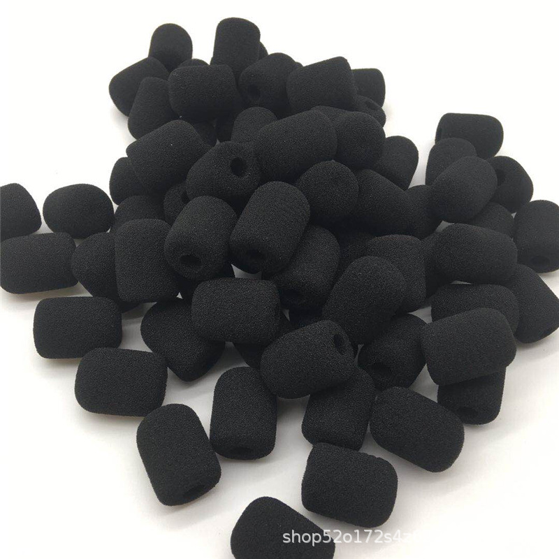 扩音器海绵套头戴无线领夹麦克风话筒咪罩耳麦防喷小蜜蜂唛头咪棉