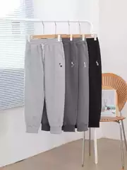 Versatile O Sweatpants Pony Foreign Trade Casual Sports Long Pants Youth P Pants Green Label Embroidery Ol Sweatpants Plus Size Cross-Border