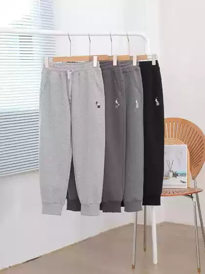 Versatile O Sweatpants Pony Foreign Trade Casual Sports Long Pants Youth P Pants Green Label Embroidery Ol Sweatpants Plus Size Cross-Border