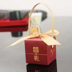 高級感喜糖箱結婚糖箱ネット赤結婚式手提げ喜糖袋婚約糖礼箱空箱