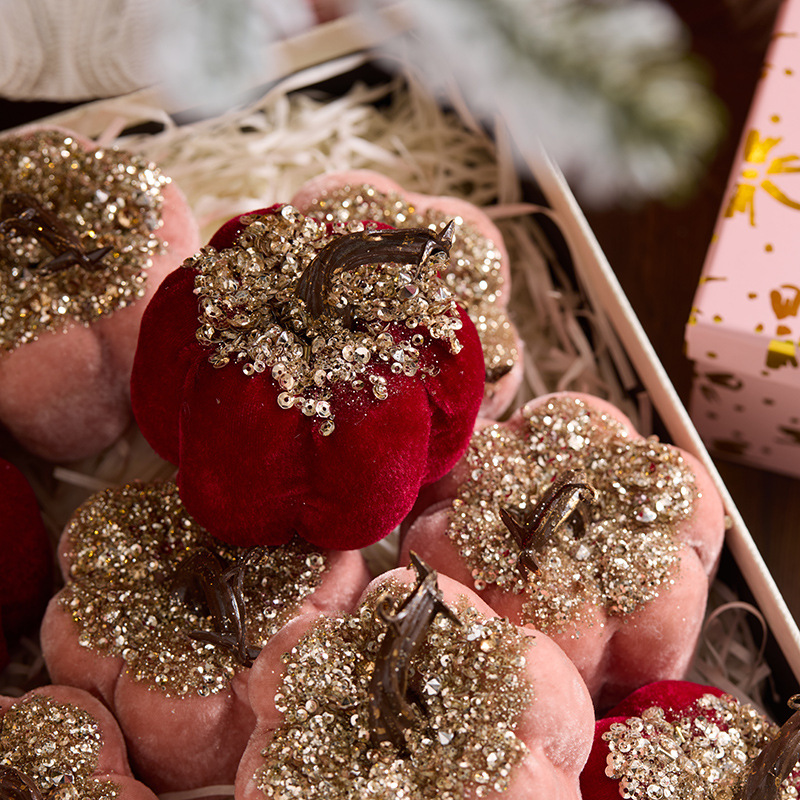 Nuevos productos transfronterizos calabaza creativa decoración de escritorio decoración de Navidad escena de diseño de props de disparo de celebridades en línea