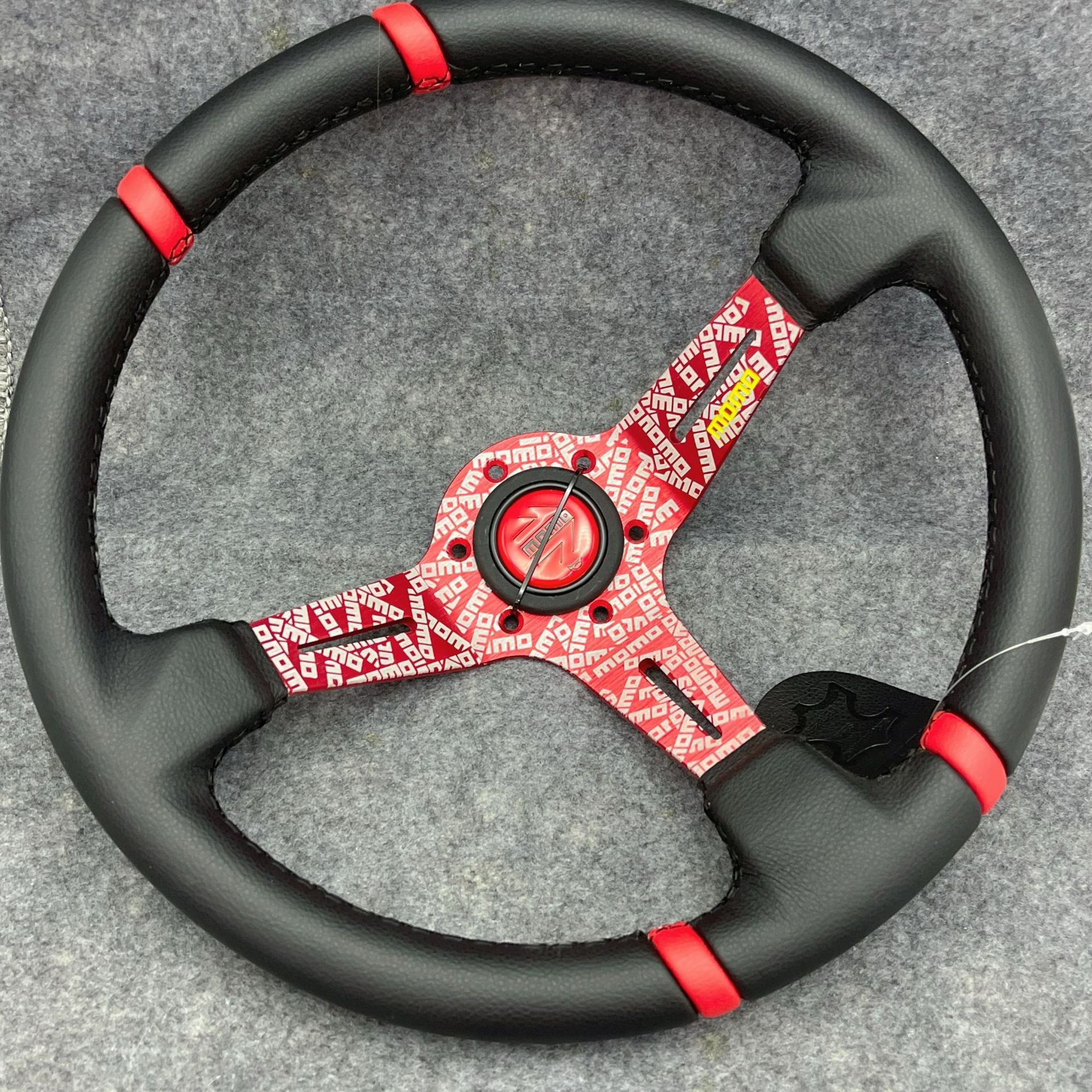 14inch Tuya matte finish modified steering wheel, universal racing modification titanium steering wheel, suitable for Fit, Civic, and Beidouxing