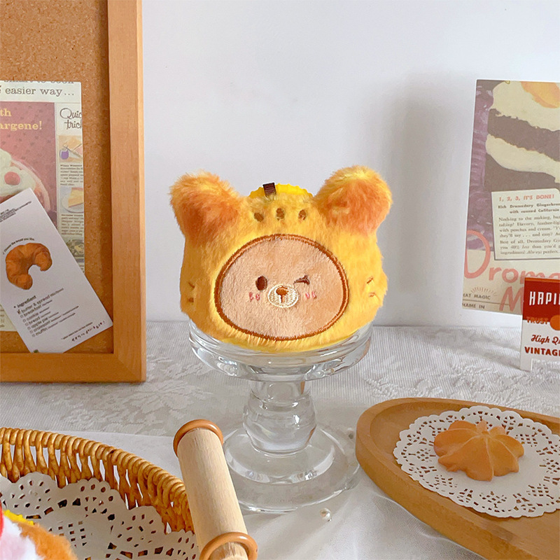 オリジナルかわいいデザート人形ぬいぐるみペンダントシミュレーションクマケーキ幼稚園ご褒美ギフトバッグペンダント|undefined