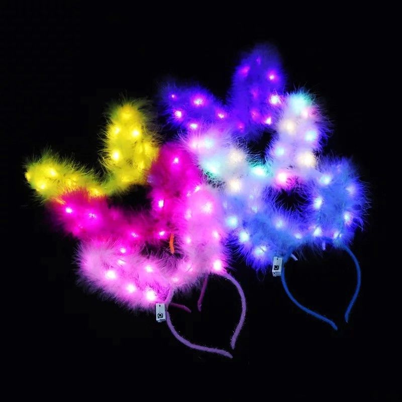 Long plush hair accessory