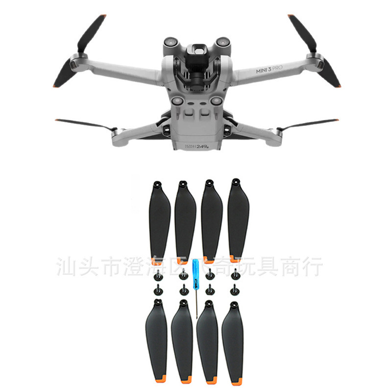 Mini3 Pro Propellers Mavic Mini 4726F Propellers Low-Noise Model Aircraft Wings Accessories