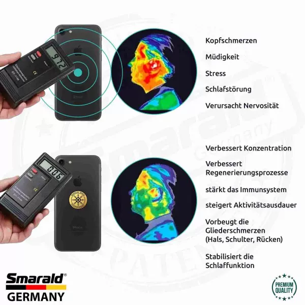 手机5G电磁场防护贴纸防辐射屏蔽贴纸98%有效防护智能手机