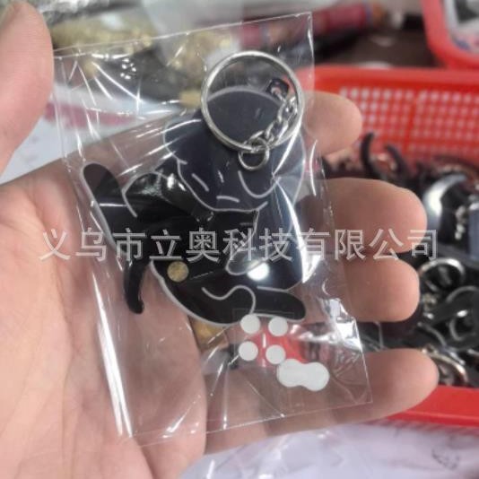 검은 가샤폰 고양이