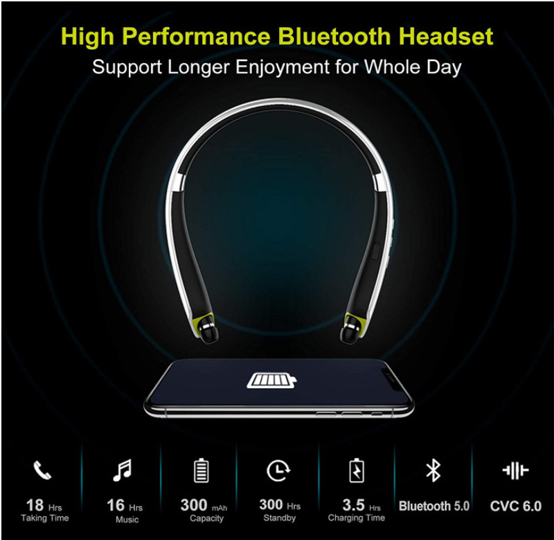 SX-990ステレオbluetoothイヤホン5.0折り畳み汎用スポーツ音楽イヤホンsx990首付き無線イヤホン|undefined