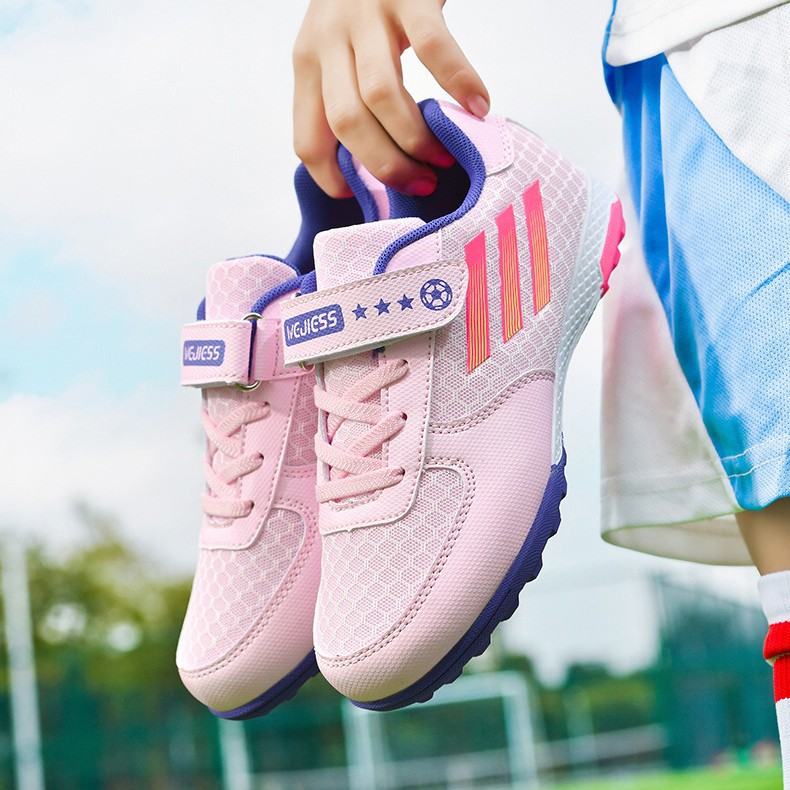 Tenis de Fútbol Infantil de Tela de Malla Transpirable para Entrenamiento