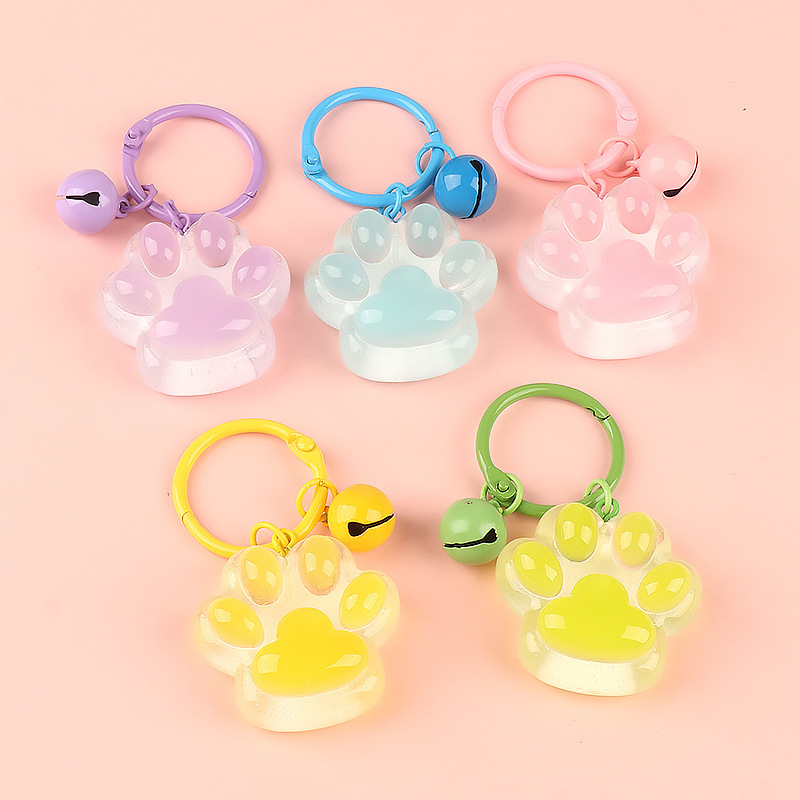Cute Luminous Cat's Claw Key Ring Hanging Ornaments airpods Protective Case Pendant Student Bag Creative Keychain Cute Luminous Cat's Claw Key Ring Hanging Ornaments airpods Protective Case Pendant Student Bag Creative Keychain