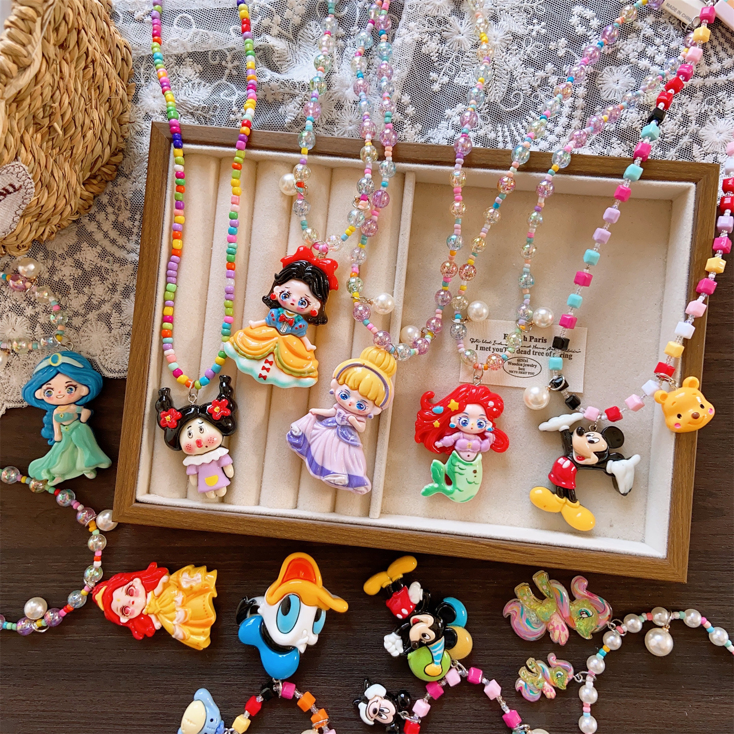Children's cartoon necklace