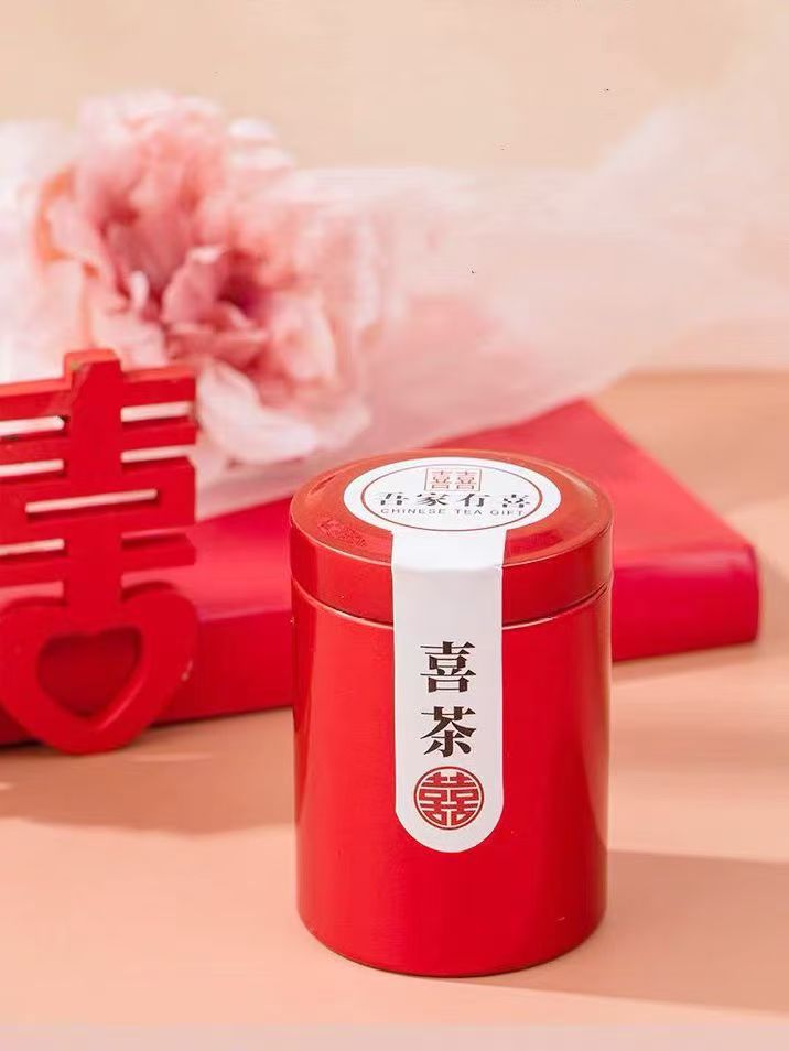 Da Hong Pao Mini Tea Gift Jar 5g Bagged Oolong Wedding Favor for Bridesmaids and Guests details