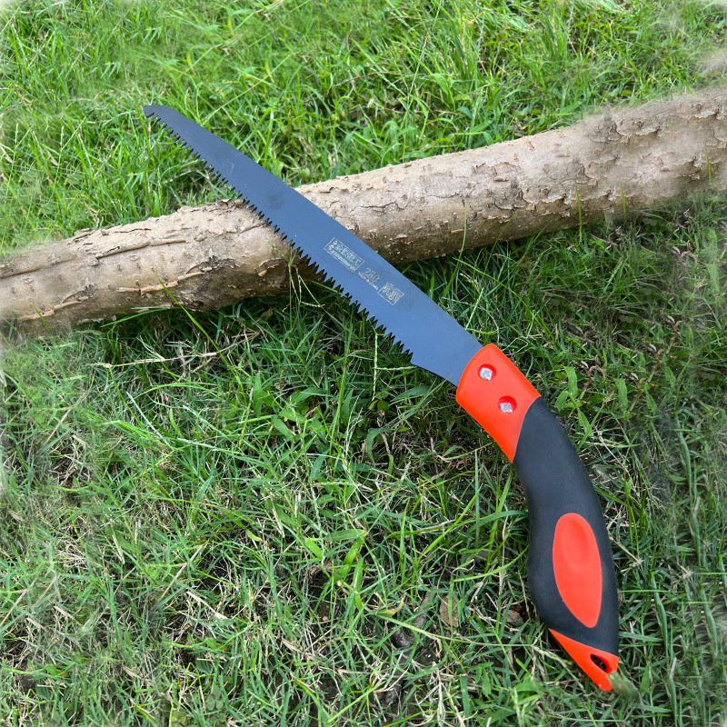Straight from Shandong Linyi Factory: 270 curve saw for garden floral woodworking felling saw fruit tree repair 65# steel electroplated saw hand saw
