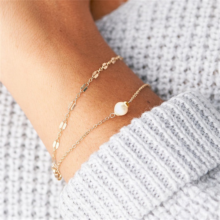 304 Stainless Steel Material U Shape Pattern Women'S Gender Fashion Style PVD Coated 14K Gold Real Gold Plated U Shape Stainless Steel Fashion Waterproof Non Tarnish 304 Stainless Steel Bracelets